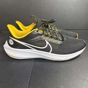 Pittsburgh Steelers Shoes Air Zoom Pegasus 39 Mens Size 13 Black Yellow NFL Nike